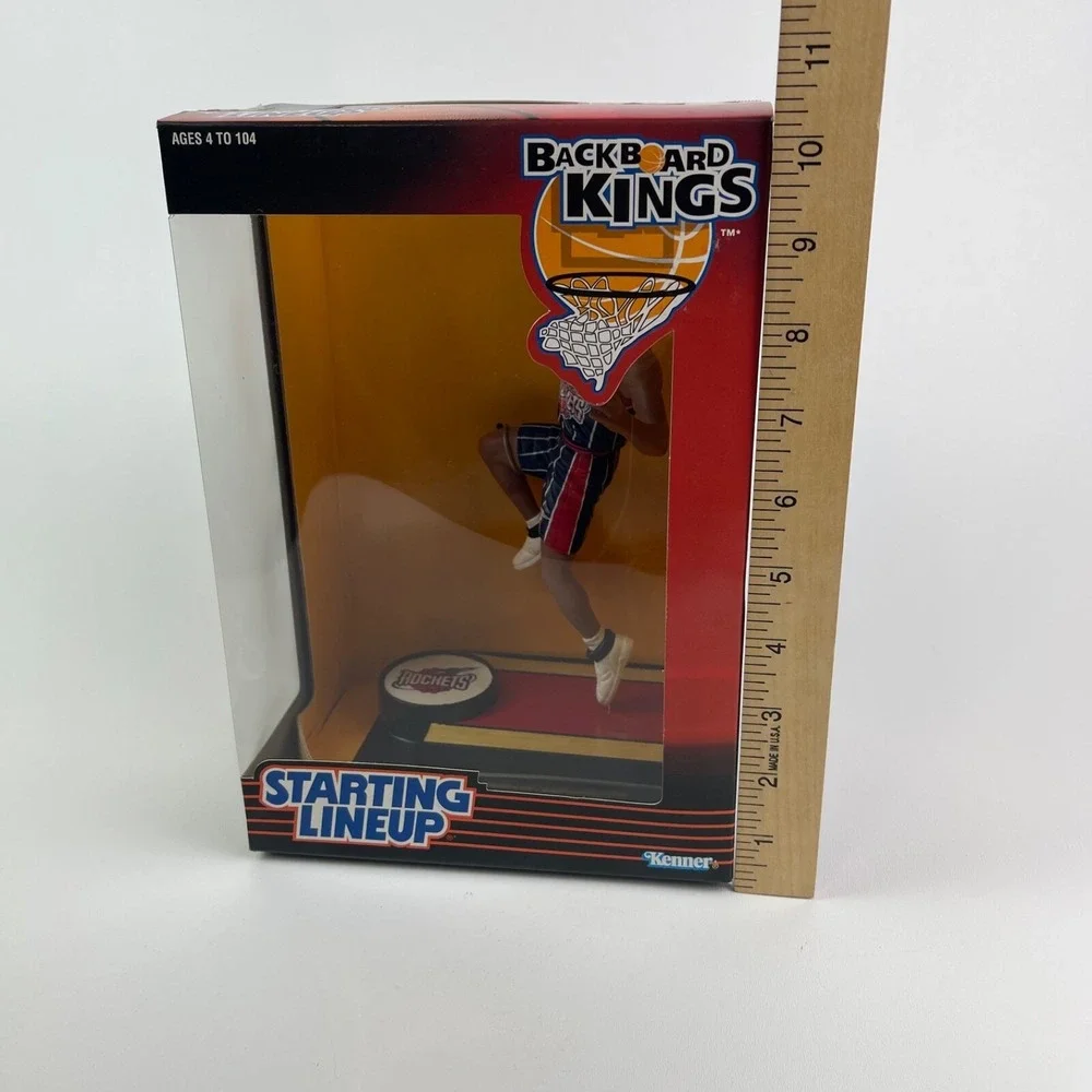 Starting Lineup Houston Rockets Charles  Barkley Figure NBA 1997 Backboard King